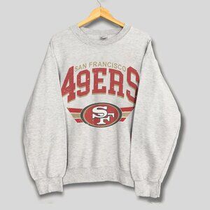 Vintage San Francisco Football Crewneck Sweatshirt, Retro 49ers Shirt For Fans